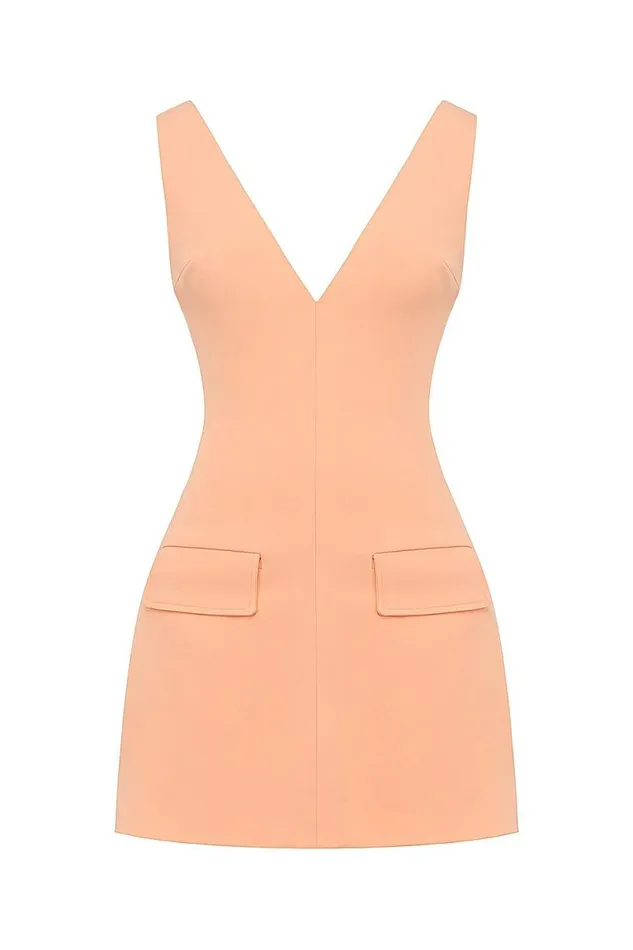 Women Olympia Sorbet Plunge Mini Dress House Of CB Dresses
