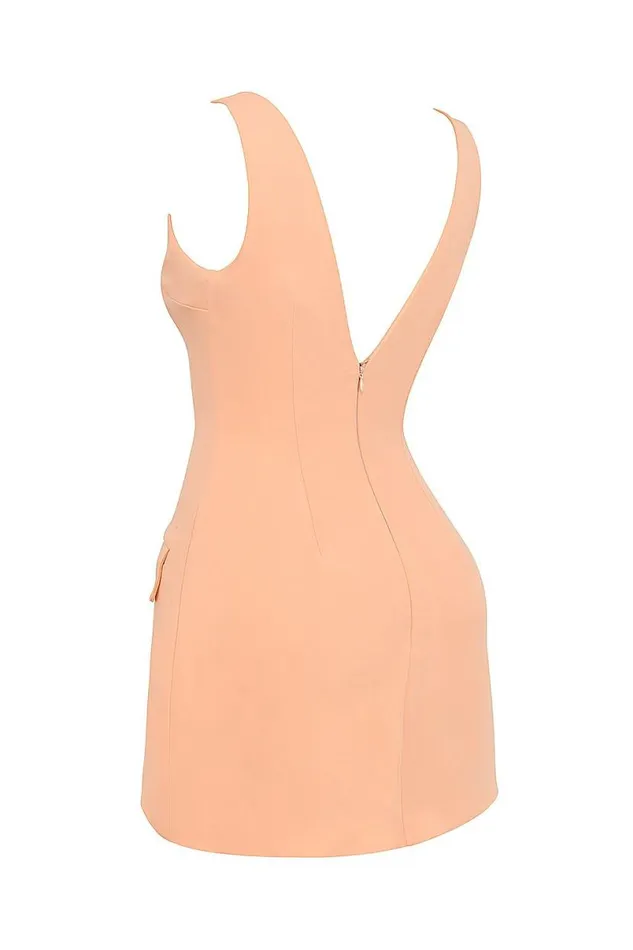 Women Olympia Sorbet Plunge Mini Dress House Of CB Dresses