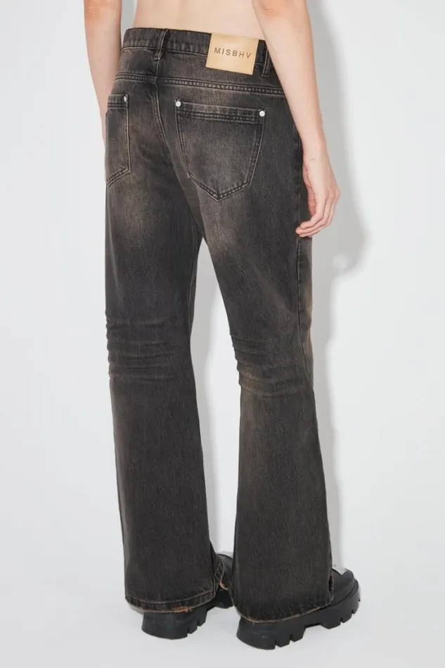 2000 Trousers Gold Dust Wash Blackbrown Women MISBHV Trousers