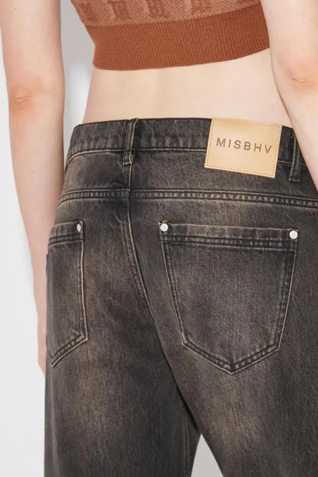 2000 Trousers Gold Dust Wash Blackbrown Women MISBHV Trousers
