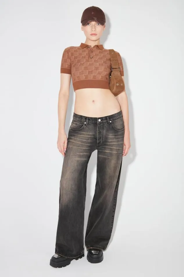 2000 Trousers Gold Dust Wash Blackbrown Women MISBHV Trousers