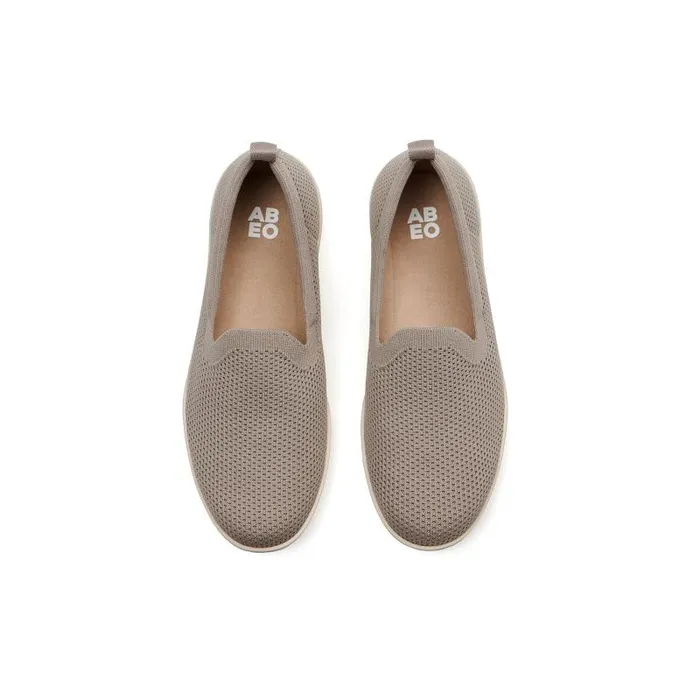 ABEO Encore Knit Slip On Tan Womens Abeo Sneakers