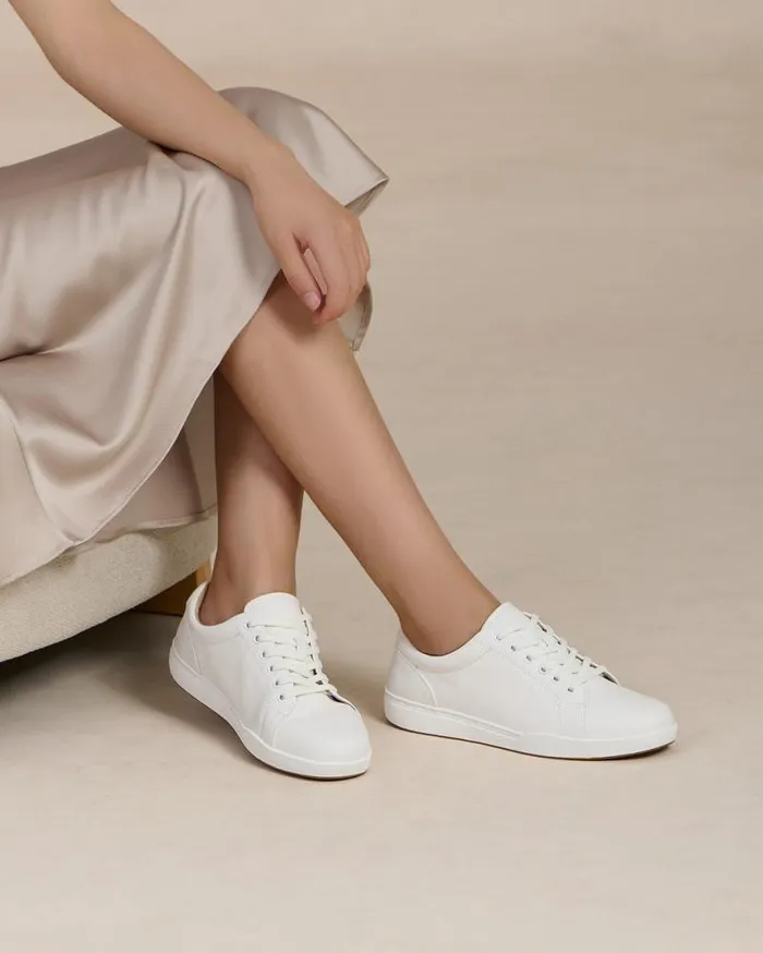 ABEO Encore Sneaker Metatarsal White Womens Abeo Casual Shoes