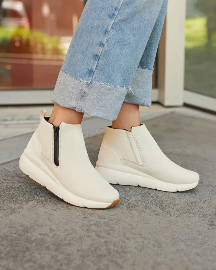 ABEO MXV Shift Zip White Womens Abeo Boots