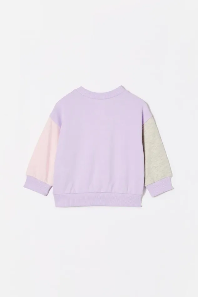 Alma Drop Shoulder Sweater Vintage Lilacbesties Colourblock Baby Cotton On Sweatshirts and Sweatpants