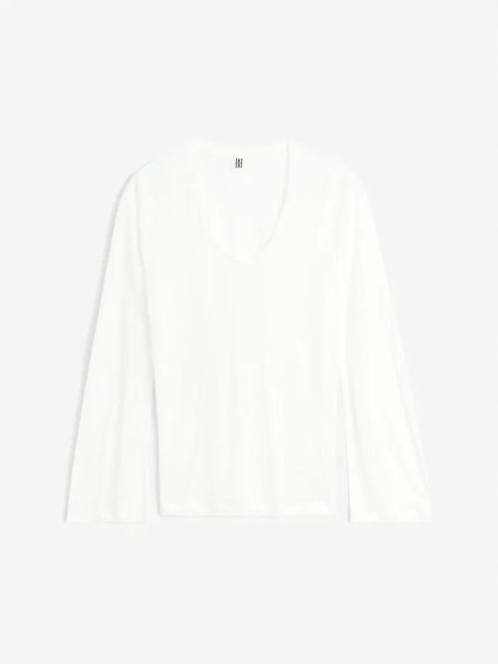 Amalou Top Soft White Women By Malene Birger Tops and Blouses