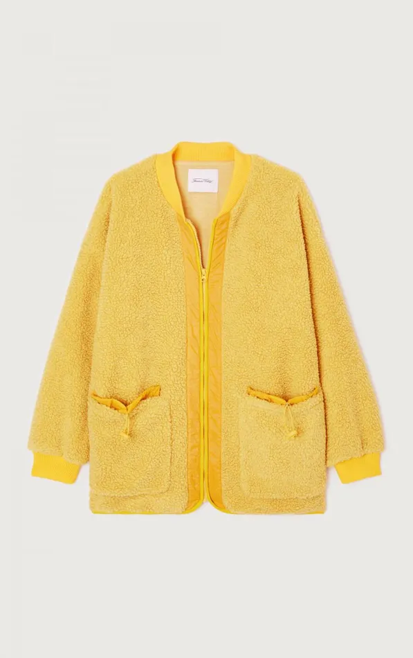 American Vintage Jackets and Blazers Women Jacket Hoktown Citrine Melange American Vintage Jackets and Blazers Women Jacket Hoktown Citrine Melange