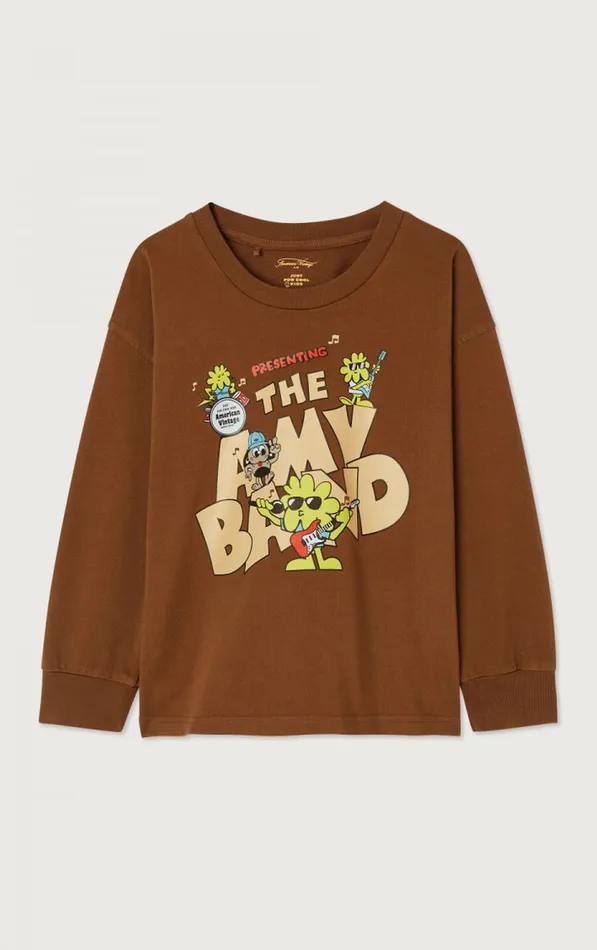 American Vintage Long Sleeve TShirts Kids TShirt Fizvalley Vintage Brunette American Vintage Long Sleeve TShirts Kids TShirt Fizvalley Vintage Brunette
