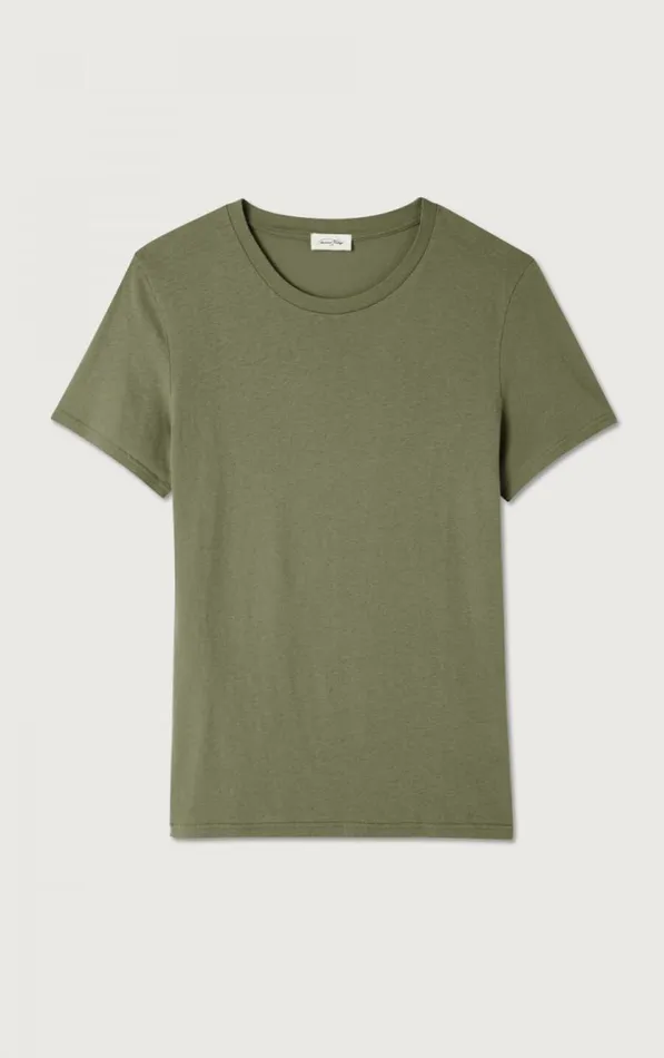 American Vintage Short Sleeve TShirts Men TShirt Gamipy Khaki