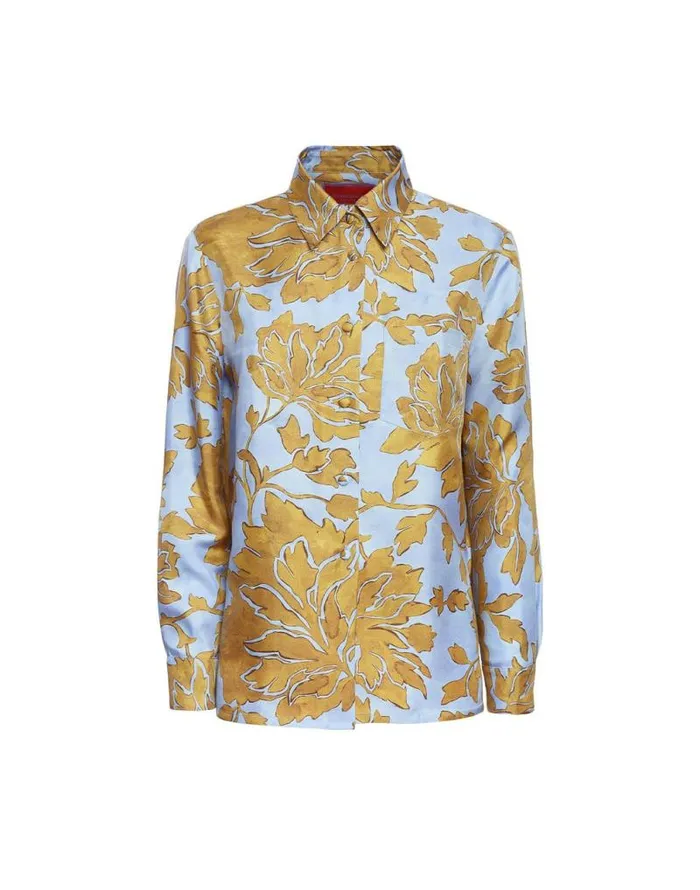 Boy Shirt Tangle Light Blue Women La Double J Shirts and Tops