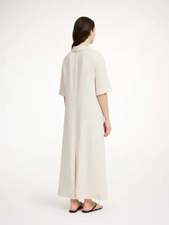 Brinney Maxi Dress Oyster Gray Women By Malene Birger Dresses