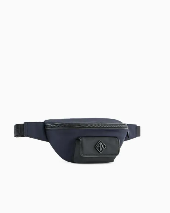 Bum Bag With Small External Pocket Green Men Armani Belt Bags Bum Bag With Small External Pocket Green Men Armani Belt Bags
