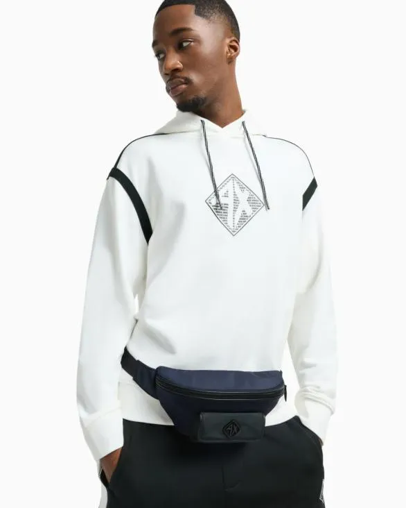 Bum Bag With Small External Pocket Green Men Armani Belt Bags Bum Bag With Small External Pocket Green Men Armani Belt Bags