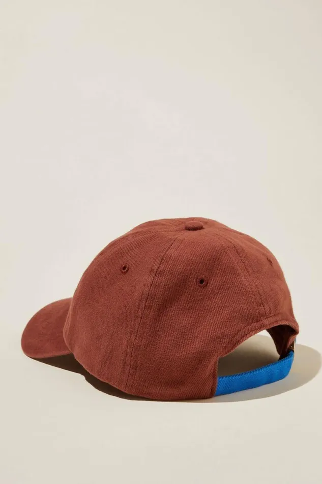 Classic Dad Cap Blue Flowerchoc Women Cotton On Hats Classic Dad Cap Blue Flowerchoc Women Cotton On Hats