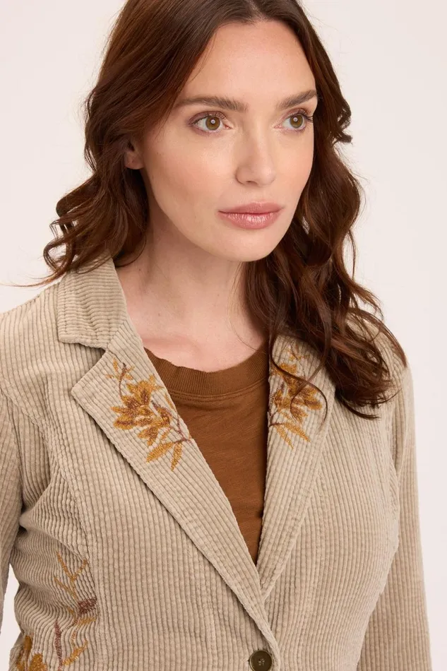 Clothing Jackets XCVI Wordsworth Long Coat Tanglewood Pigment