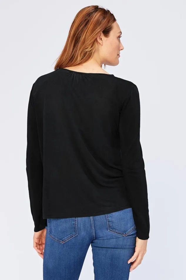 Clothing Tees XCVI Kalvin Top Black