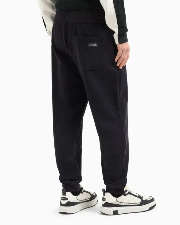 Cotton French Terry Jogger Pants Navyblue Men Armani Matching Sets Cotton French Terry Jogger Pants Navyblue Men Armani Matching Sets
