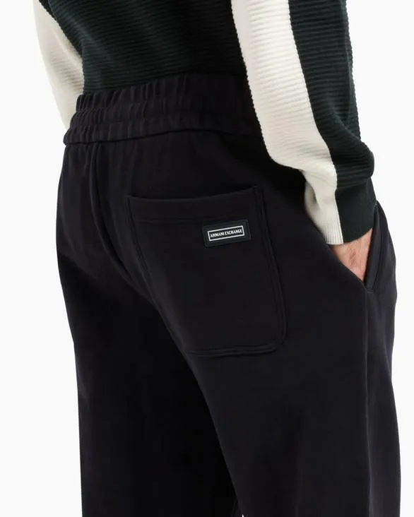 Cotton French Terry Jogger Pants Navyblue Men Armani Matching Sets Cotton French Terry Jogger Pants Navyblue Men Armani Matching Sets