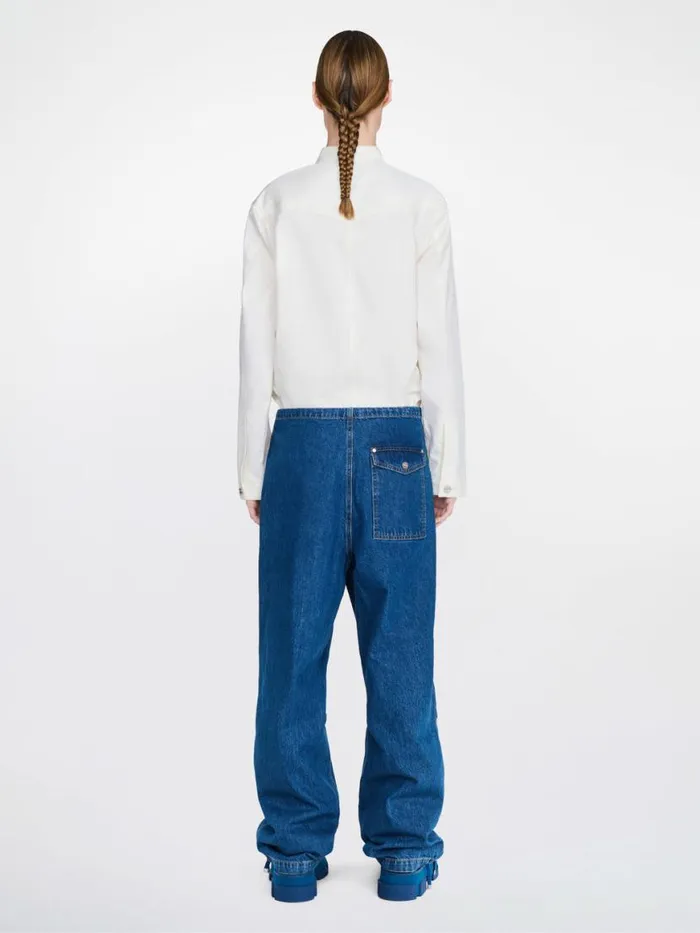 Dion Lee Tops JEAN SHIRT Ivory 8211 UnisexShop