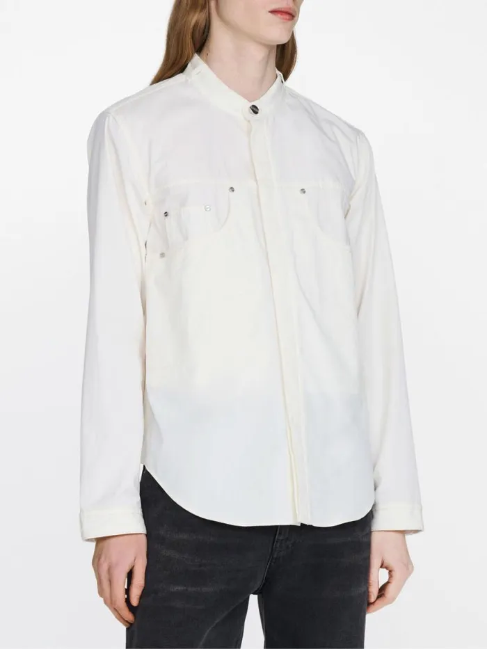 Dion Lee Tops JEAN SHIRT Ivory 8211 UnisexShop