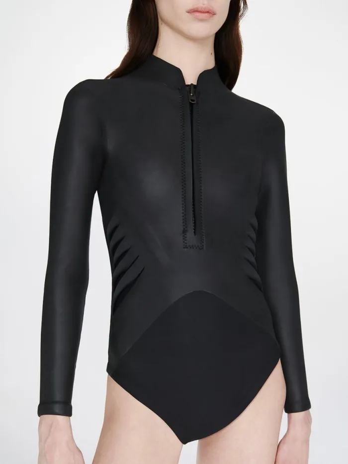 Dion Lee Wetsuits HS DL WOMENS GILL LS SPRING SUIT Black 8211 Shop