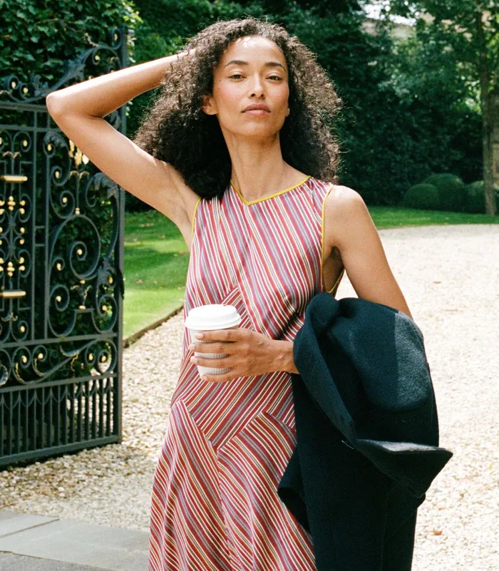 Dresses Women DEN Adelana Dress Le Marais Stripe Dresses Women DEN Adelana Dress Le Marais Stripe