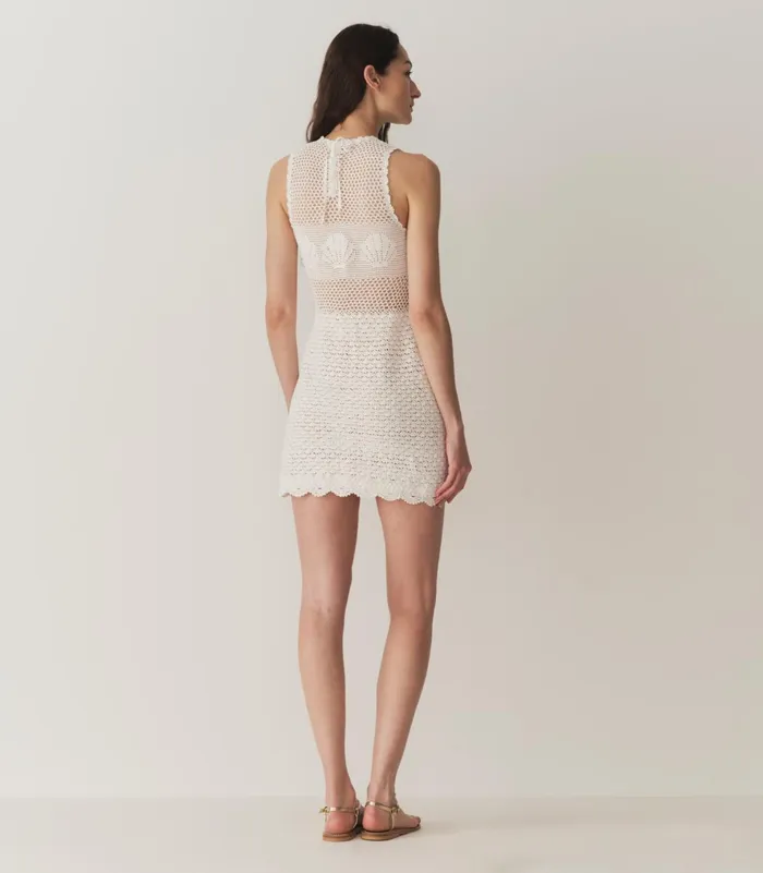 Dresses Women DEN Tessa Dress Pearl Dresses Women DEN Tessa Dress Pearl