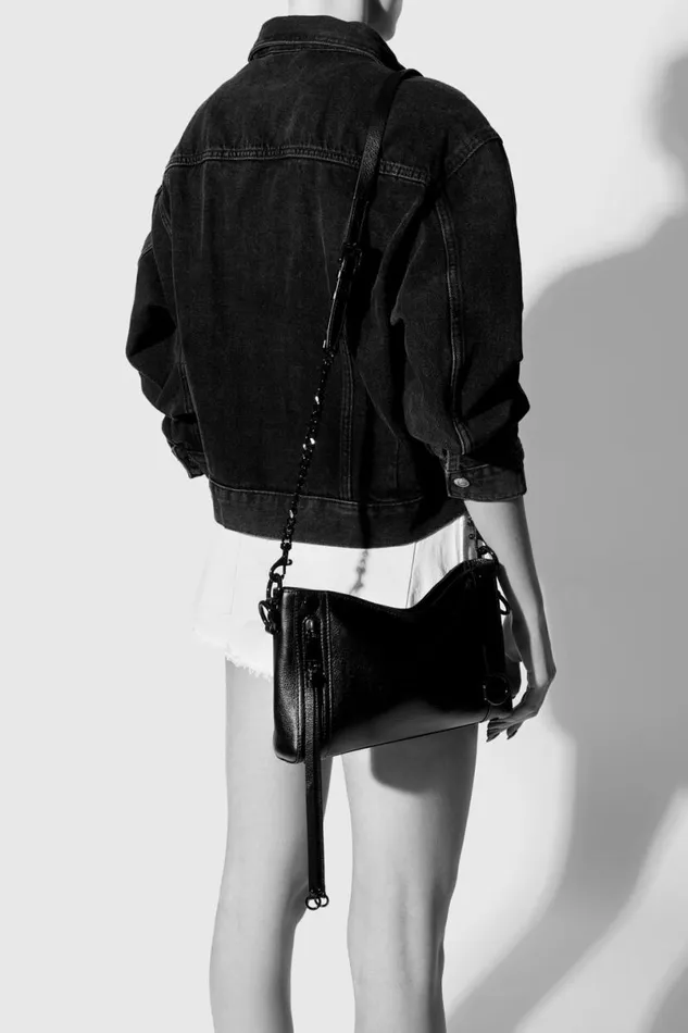 Handbags Crossbody Bags Rebecca Minkoff Mini MAB Crossbody Blackblack Shellac