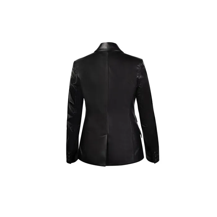 Jacket Women Moreschi Black Leather Woman Jacket