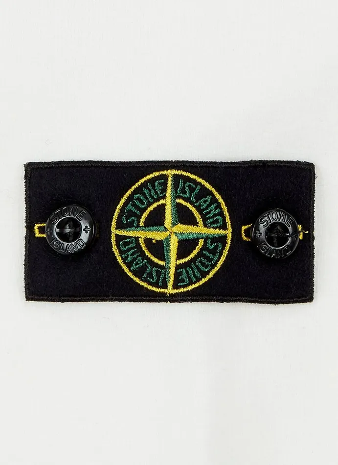 Junior 61640 Hooded Sweatshirt In White Stone Island Sweatshirts