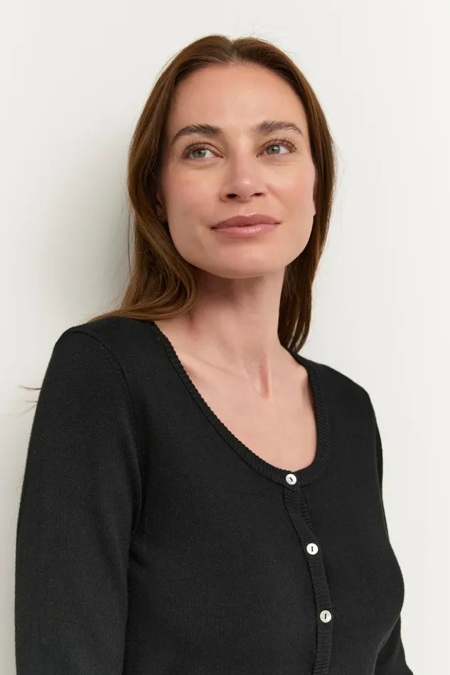 Knitwear and Cardigans Women CULTURE CUannemarie Cardigan Black