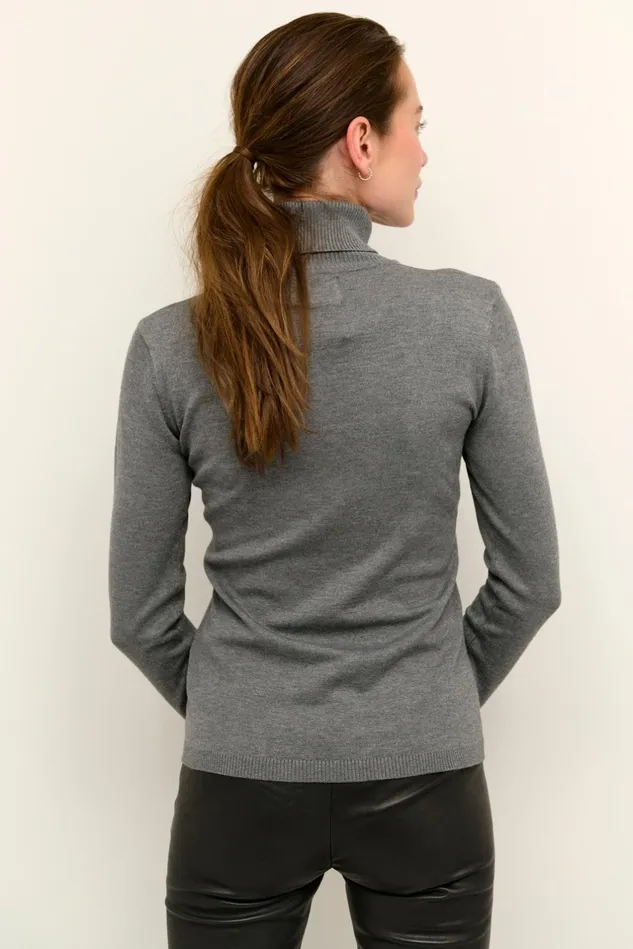 Knitwear and Cardigans Women CULTURE CUannemarie Pullover Mid Grey Melange