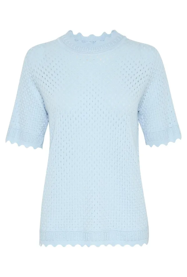 Knitwear and Cardigans Women CULTURE CUdali Pullover Cashmere Blue