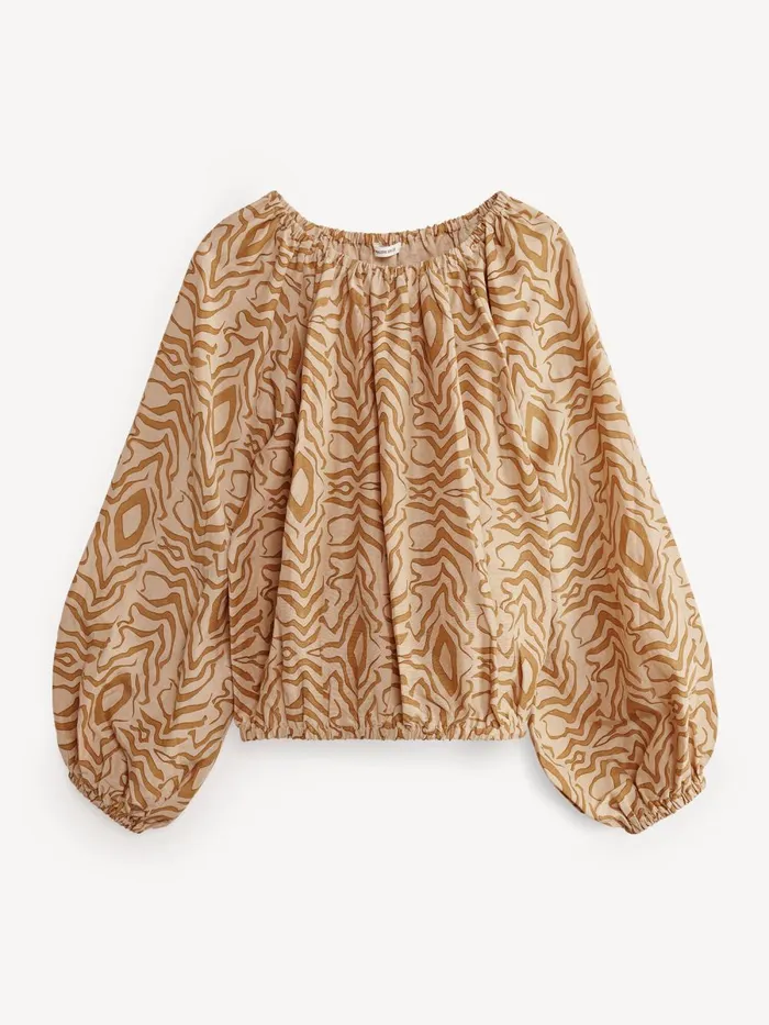 Lalow Blouse Peacock Women By Malene Birger Tops and Blouses