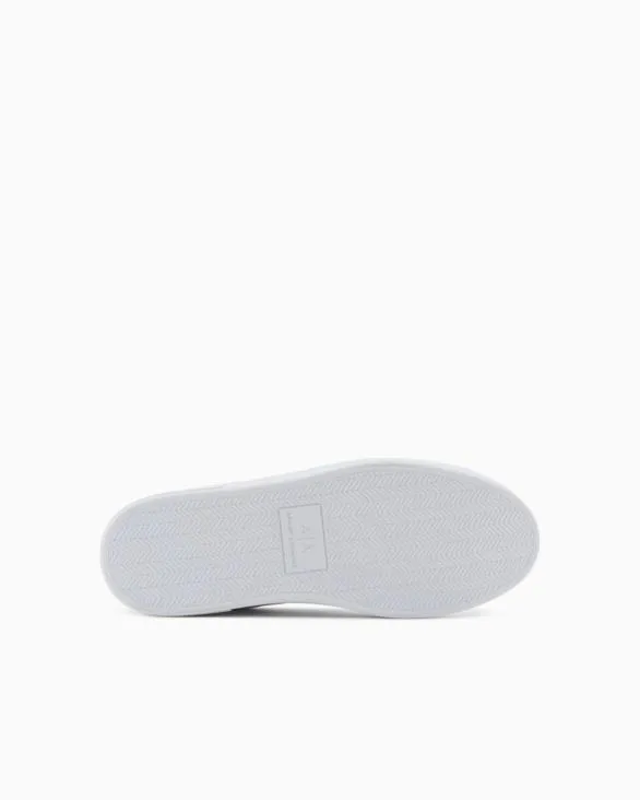Leather Sneakers With Logo On The Sole White Men Armani Sneakers