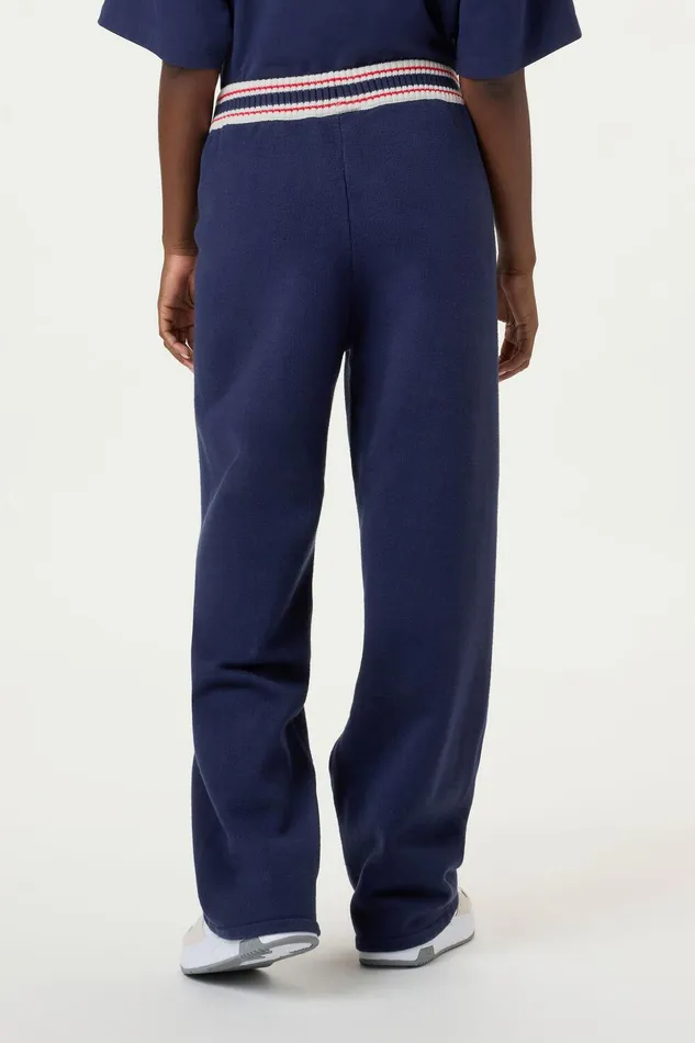 Matching Sets Women Fila Retro Icon Flare Pants 400 Fila Navy Matching Sets Women Fila Retro Icon Flare Pants 400 Fila Navy