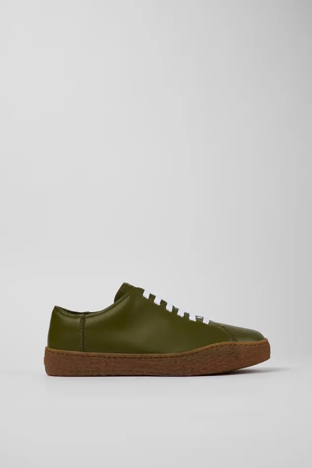 Men Camper Sneakers Peu Terreno Green Leather Sneaker Men Camper Sneakers Peu Terreno Green Leather Sneaker