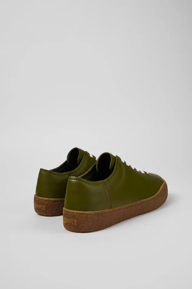 Men Camper Sneakers Peu Terreno Green Leather Sneaker Men Camper Sneakers Peu Terreno Green Leather Sneaker