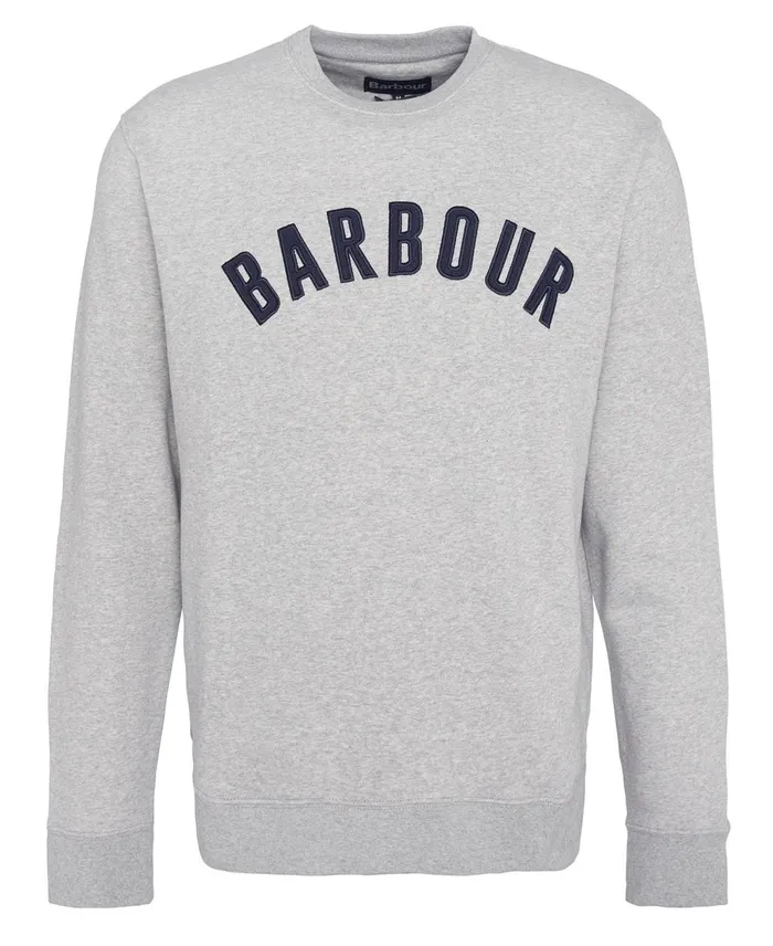 Men Hoodies and Sweatshirts Barbour Addington Sweatshirt Grey Marl Men Hoodies and Sweatshirts Barbour Addington Sweatshirt Grey Marl