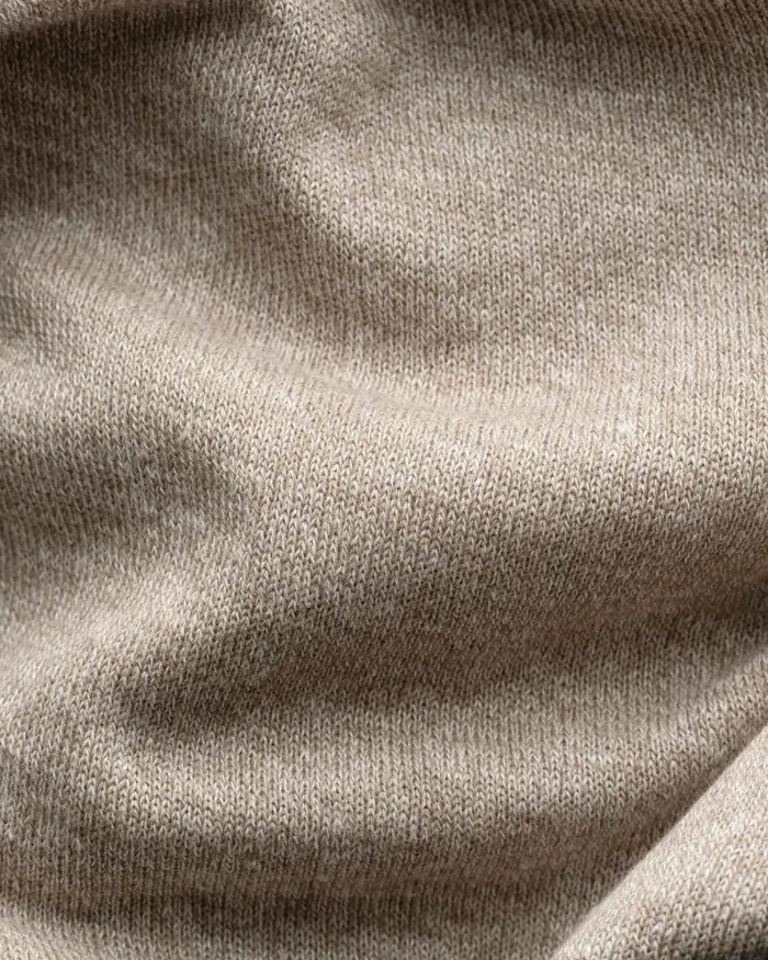 Men Knit Polo Shirt Brown Eton Knitwear Men Knit Polo Shirt Brown Eton Knitwear