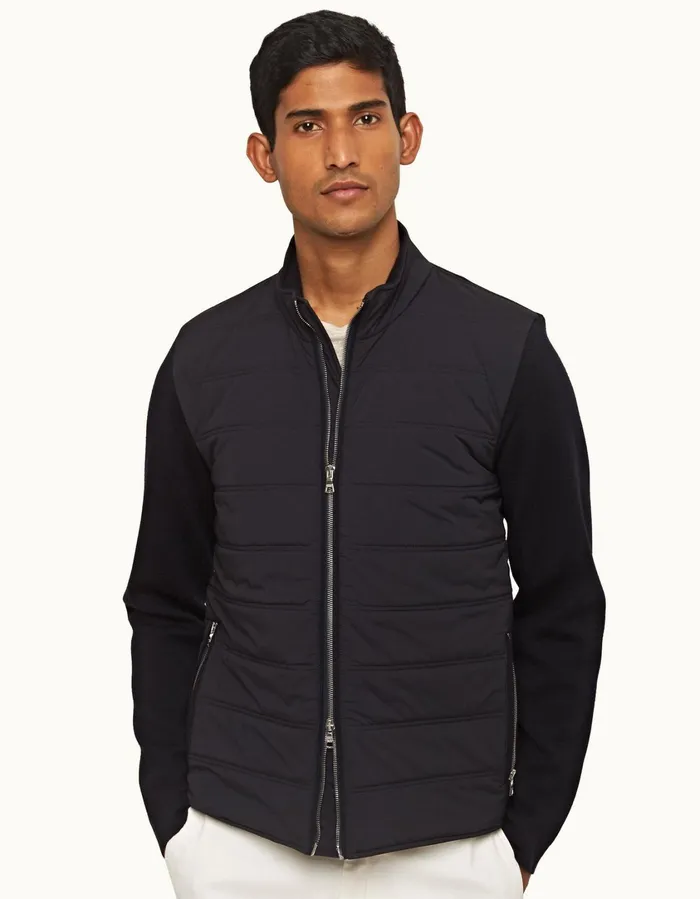 Men Orlebar Brown Jackets and Outerwear Terence Merino Night Iris