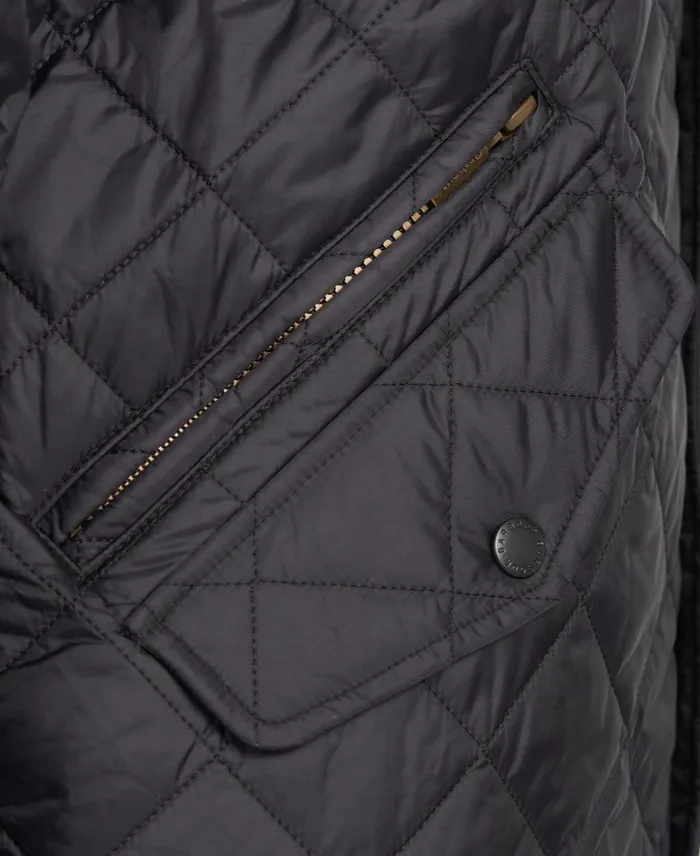 Men Quilted Jackets Barbour Flyweight Chelsea Quilted Jacket Black