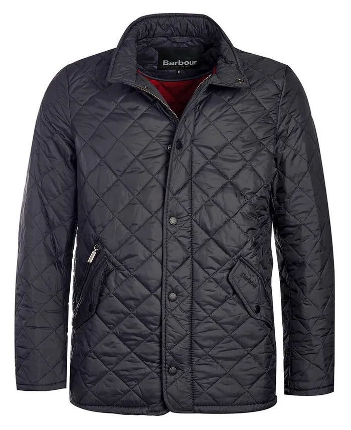 Men Quilted Jackets Barbour Flyweight Chelsea Quilted Jacket Black