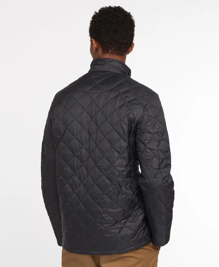Men Quilted Jackets Barbour Flyweight Chelsea Quilted Jacket Black