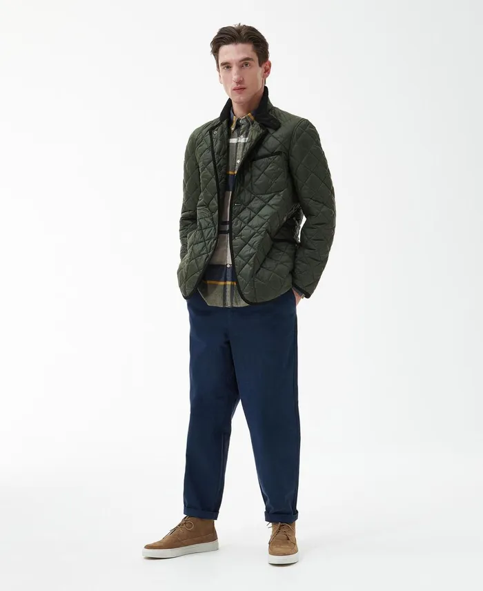 Men Quilted Jackets Barbour Modern Liddesdale Quilted Jacket Olive Men Quilted Jackets Barbour Modern Liddesdale Quilted Jacket Olive