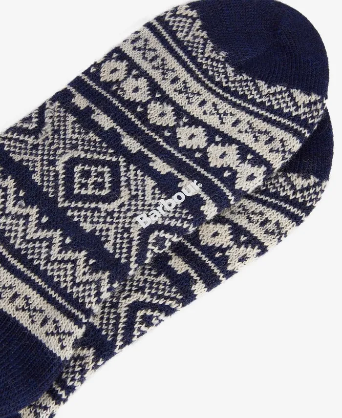 Men Socks Barbour Onso Fairisle Socks Navy Men Socks Barbour Onso Fairisle Socks Navy