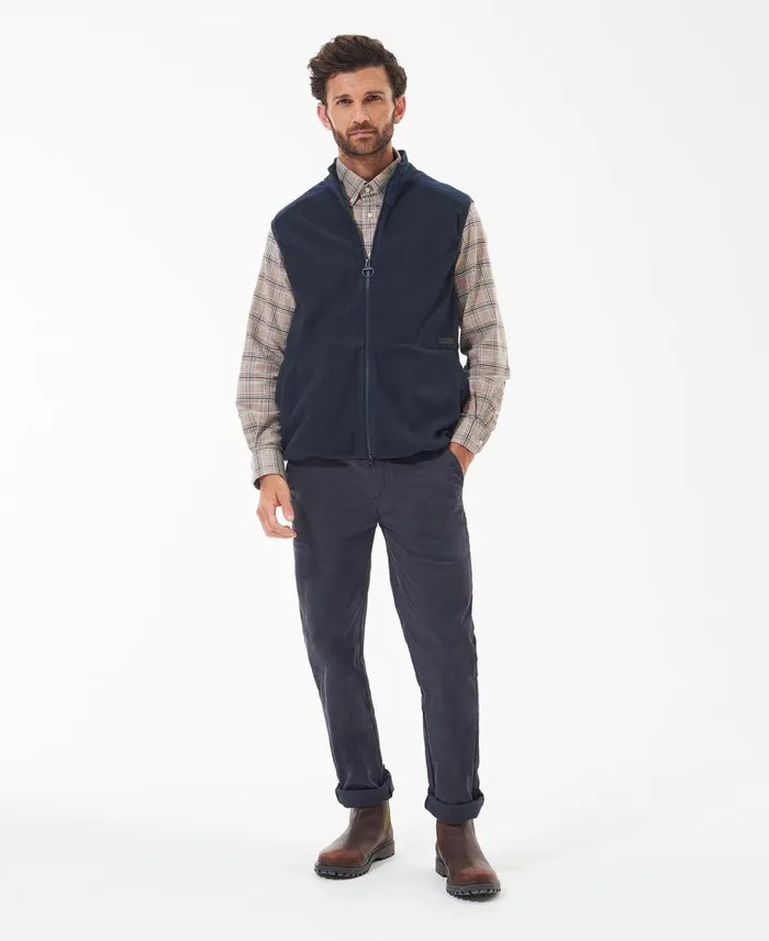 Men Vests Barbour Country Fleece Gilet Olive Men Vests Barbour Country Fleece Gilet Olive