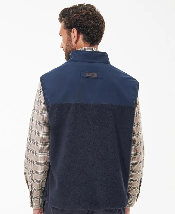 Men Vests Barbour Country Fleece Gilet Olive Men Vests Barbour Country Fleece Gilet Olive
