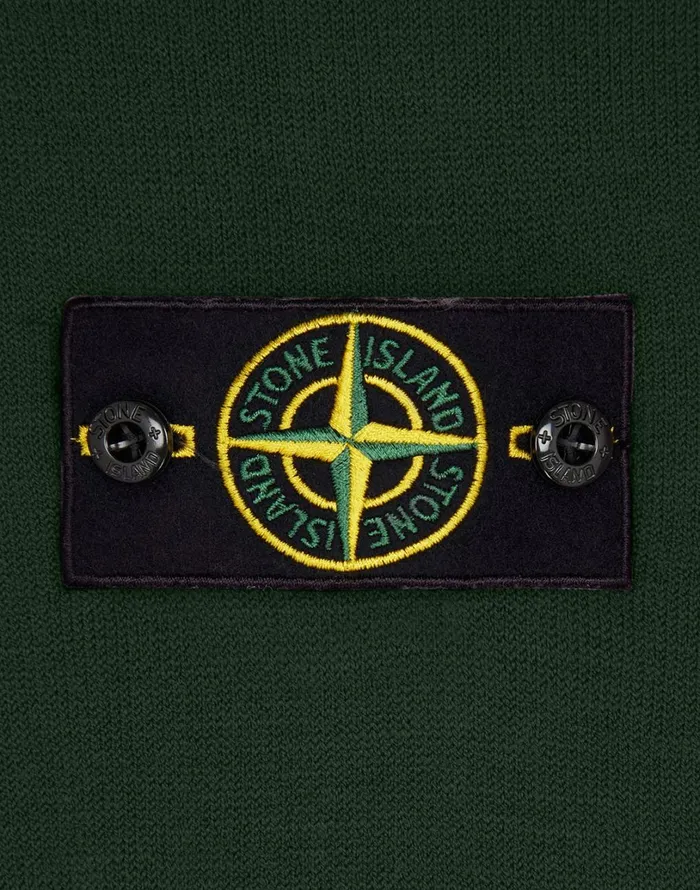 Mens 591A1 Crewneck Knit In Dark Forest Stone Island Knitwear