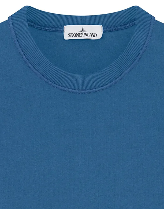 Mens 63020 Sweatshirt In Periwinkle Stone Island Sweatshirts